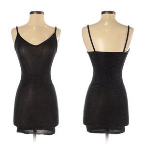 PrettyLittleThing | Black Cocktail Dress